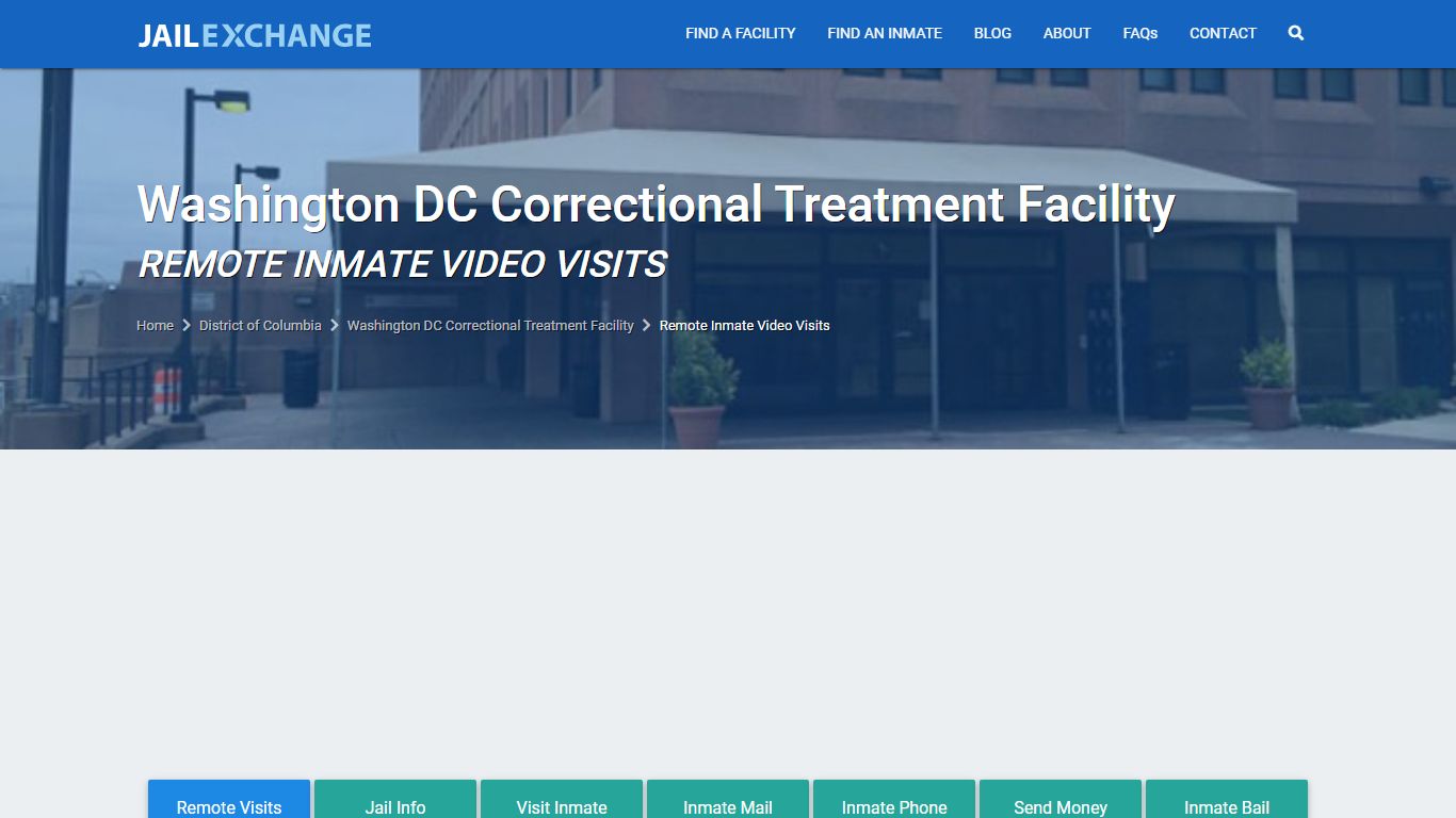 Washington DC Correctional Treatment Facility remote ...